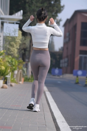 7101HuiS瑜伽K【701P】紧身裤瑜伽裤大长腿小姐姐骆驼趾套图