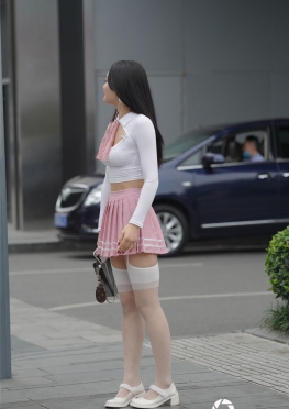 33744【107P+1V】5s街拍美术馆白丝短裙美腿女孩套图，含有视频