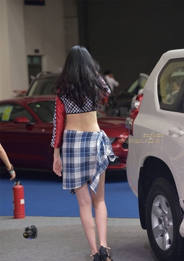 靓丽车模美女