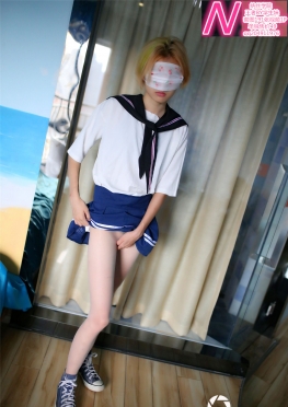 纳s-王者短发【168P】蓝色短裙帆布鞋长腿女孩套图